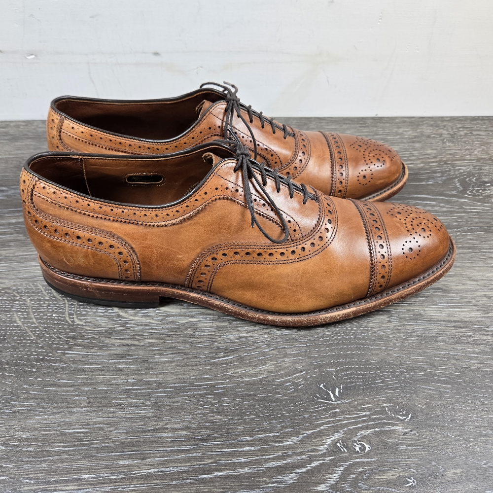 Classic Brown Leather Men's Dress Shoes